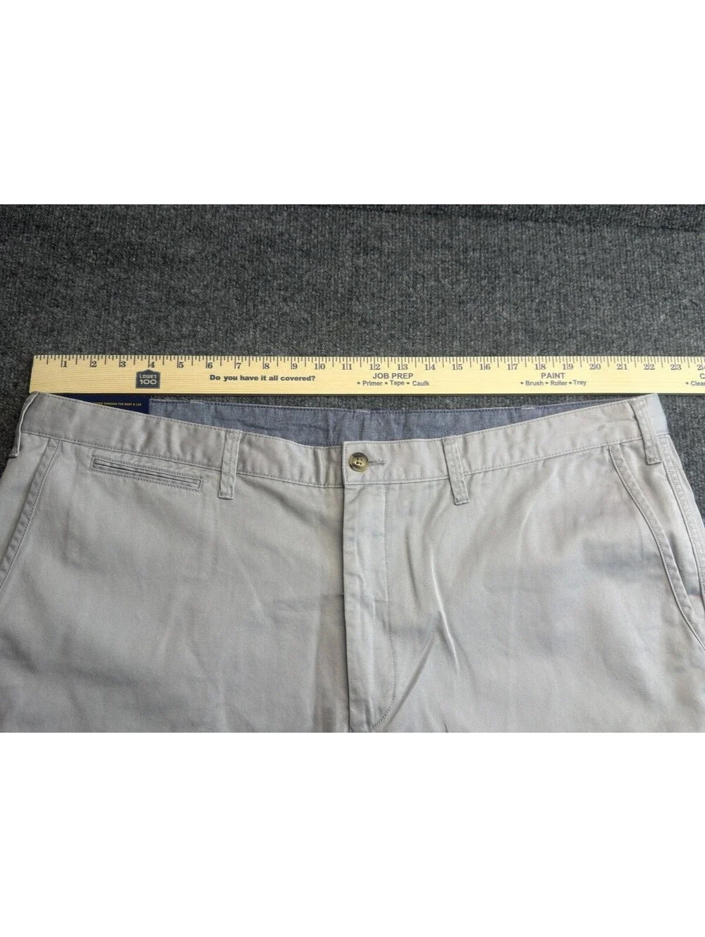 NWT Polo Ralph Lauren Classic Fit Grey Chino Men’s Shorts 44B
